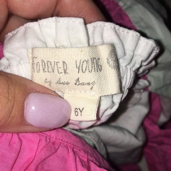 Forever Young by Sue Dang Mint Green and Pink dress - Picture 7 of 7